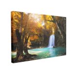 Tablou Canvas Deep Forest Waterfall