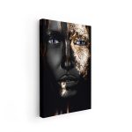 Tablou Canvas Gold Face