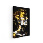 Tablou Canvas Gold Pattern on Face