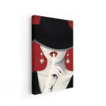 Tablou Canvas Haute Chapeau Rouge I