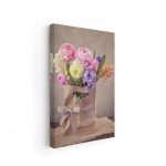 Tablou Canvas Hyacinths and Ranunculus Flowers