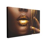 Tablou Canvas Liquid Gold