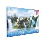 Tablou Canvas Pictură Murală cu Cascade